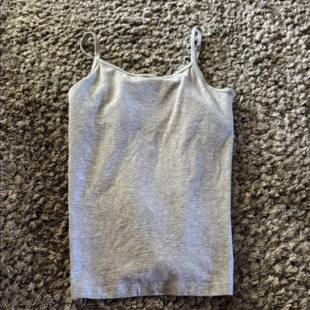 Gray kids Spaghetti Strap Tank Top
